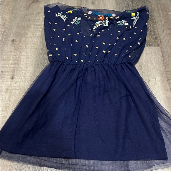 Hanna Andersson tulle and unicorn star embroidered dress size 120cm 6-7 - Picture 7 of 10